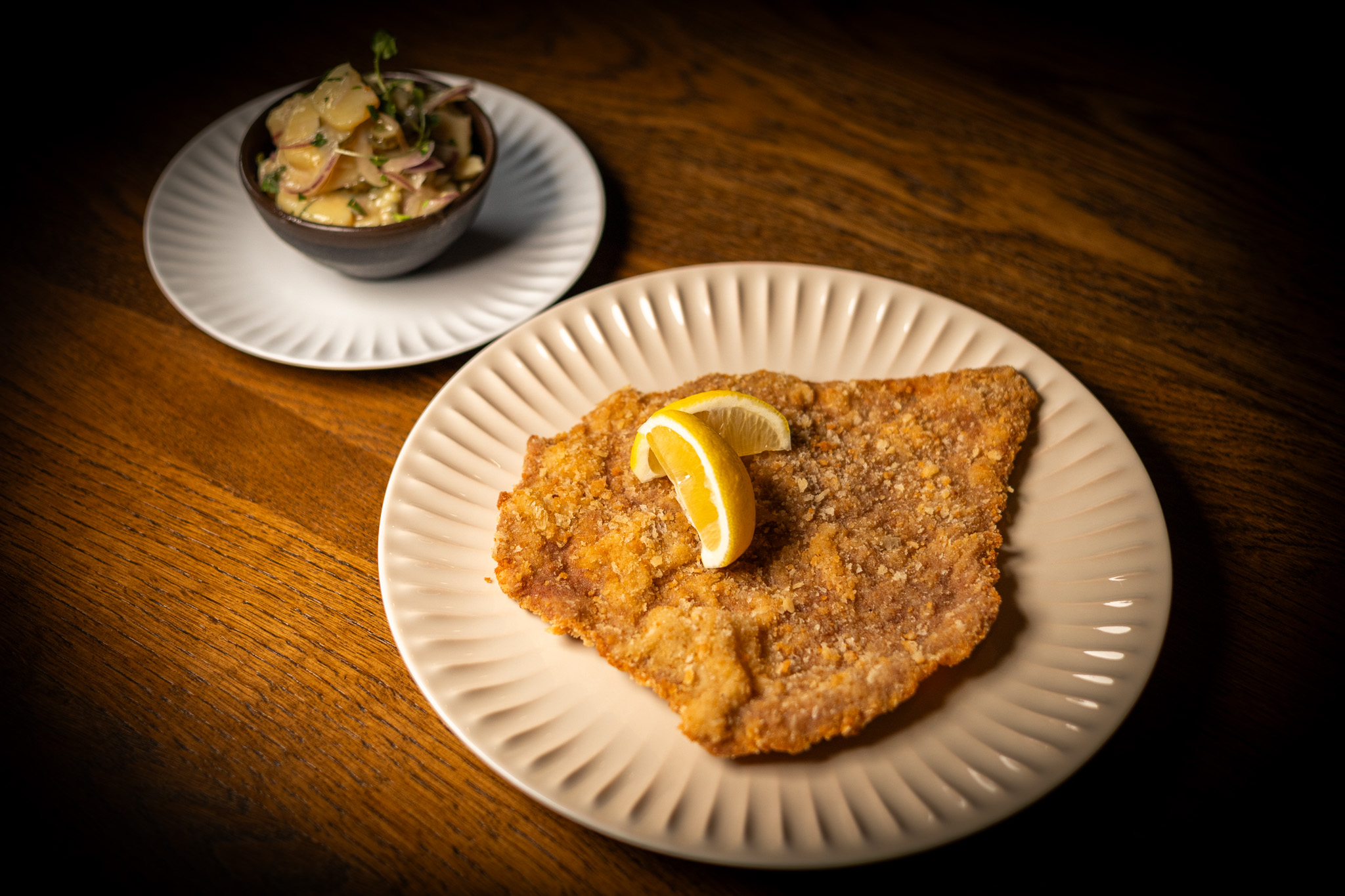 Smažený řízek z telecí kýty