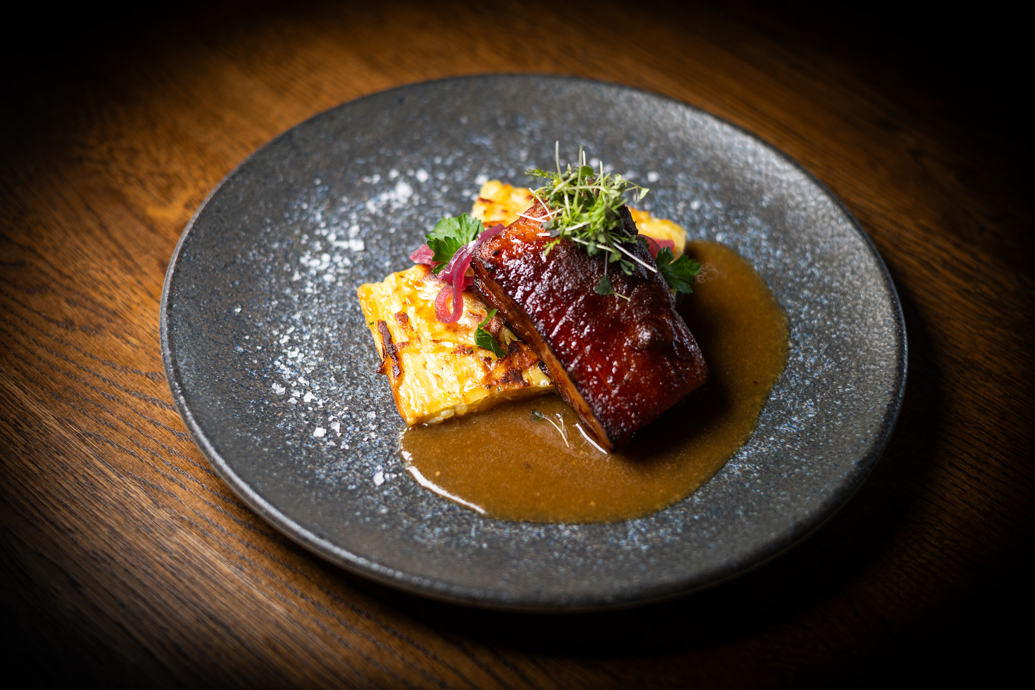 Marinovaný pečený vepřový bůček