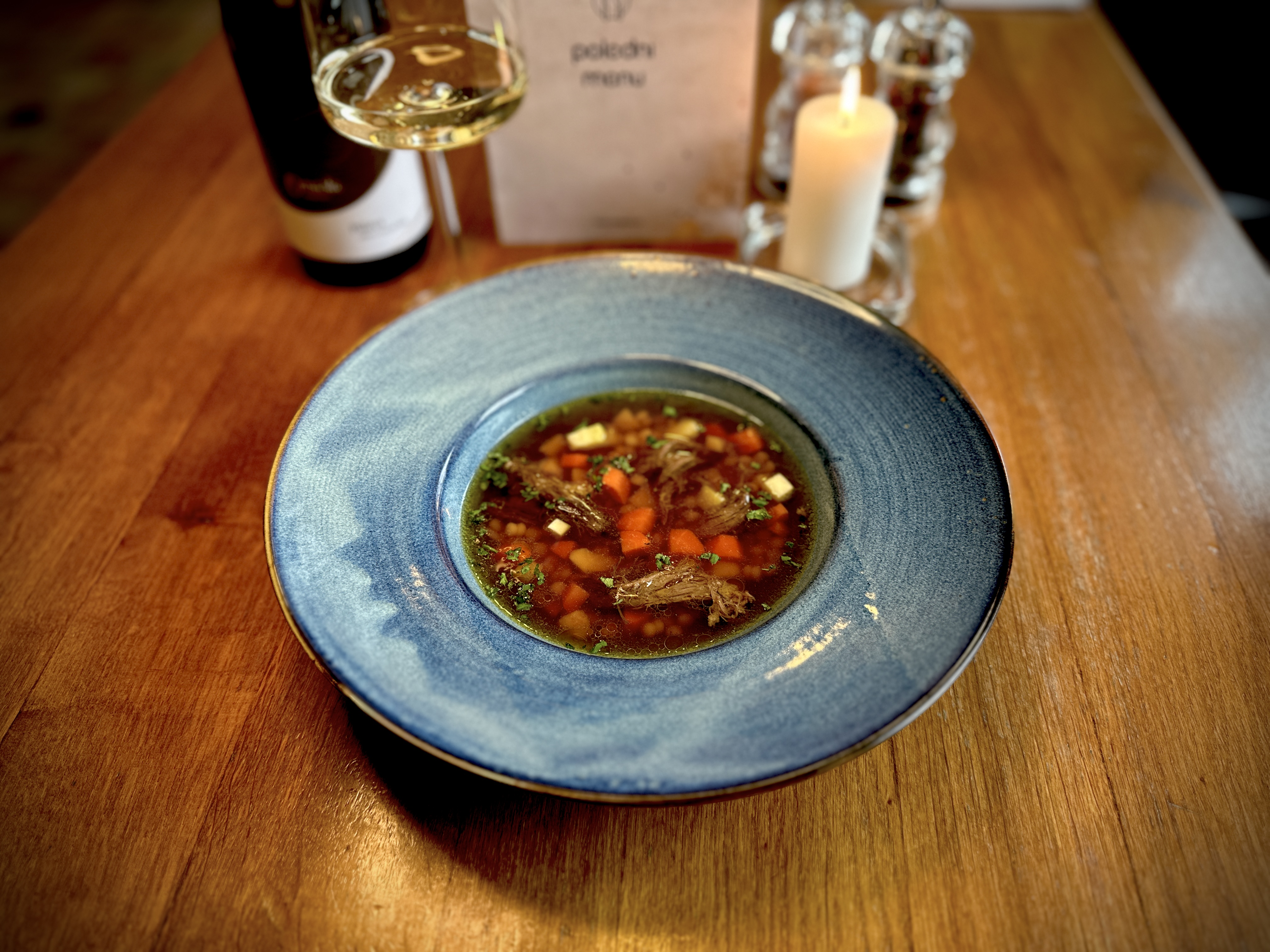 Hovězí vývar z oháňky