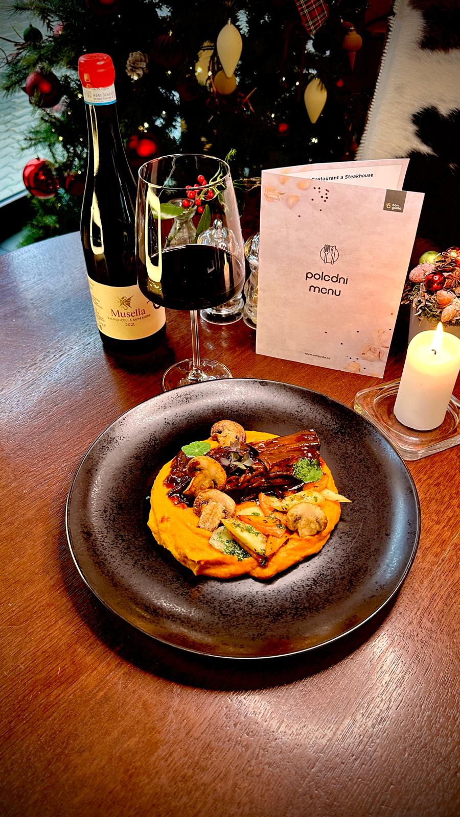 Hovězí krk na portském víně