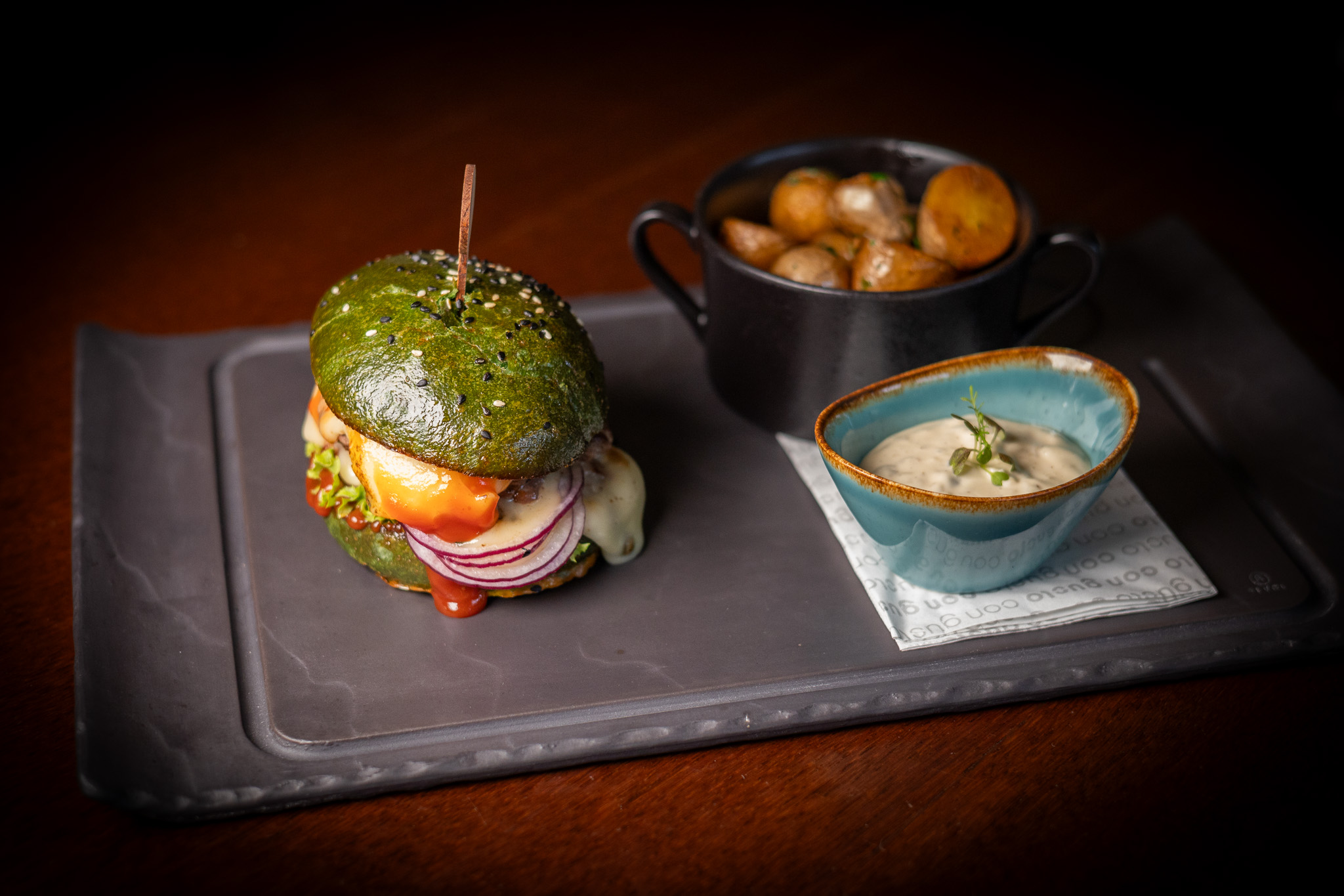 Beef Green Pepper Burger
