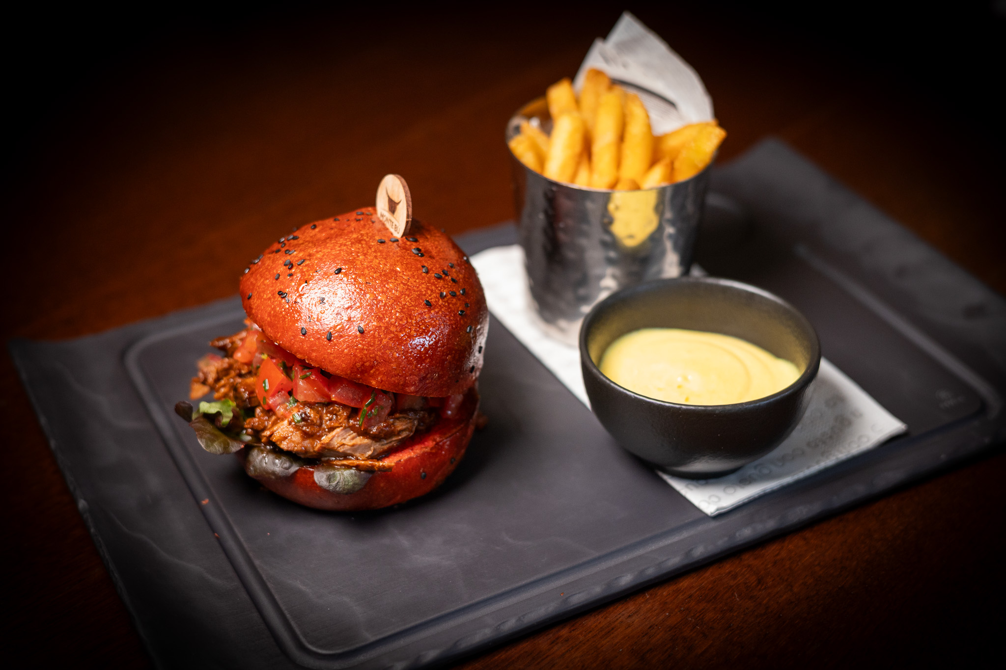 Pulled Pork Tandoori Burger