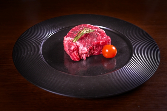 USDA Prime beef rib eye steak