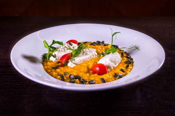 Krémové dýňové risotto