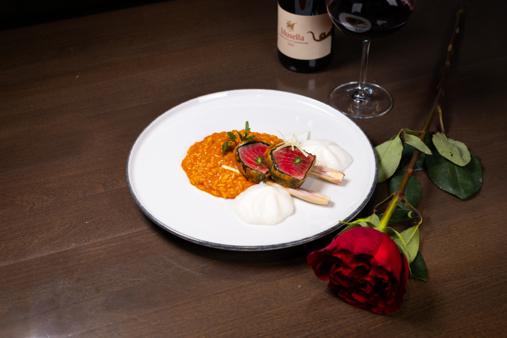 Valentýnské menu Steak z tuňáka