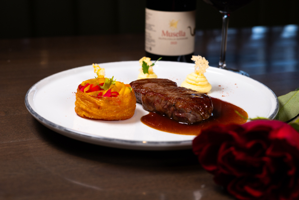 Valentýnské menu Sirloin steak