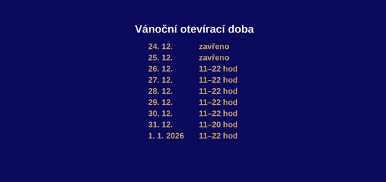 Vánoční otevírací doba