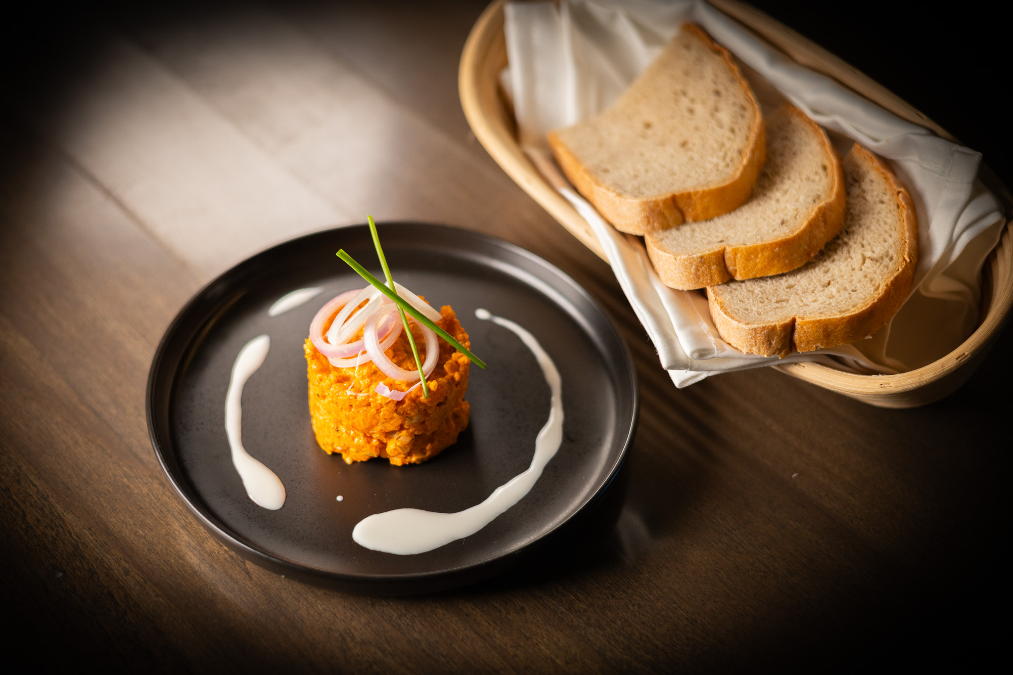 Tvarůžkový tatarák