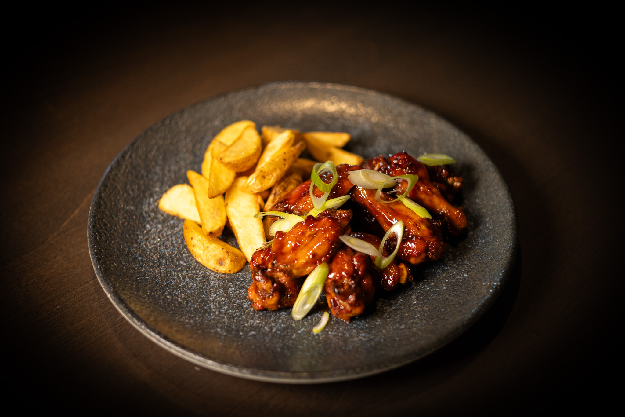 Honey BBQ chicken wings