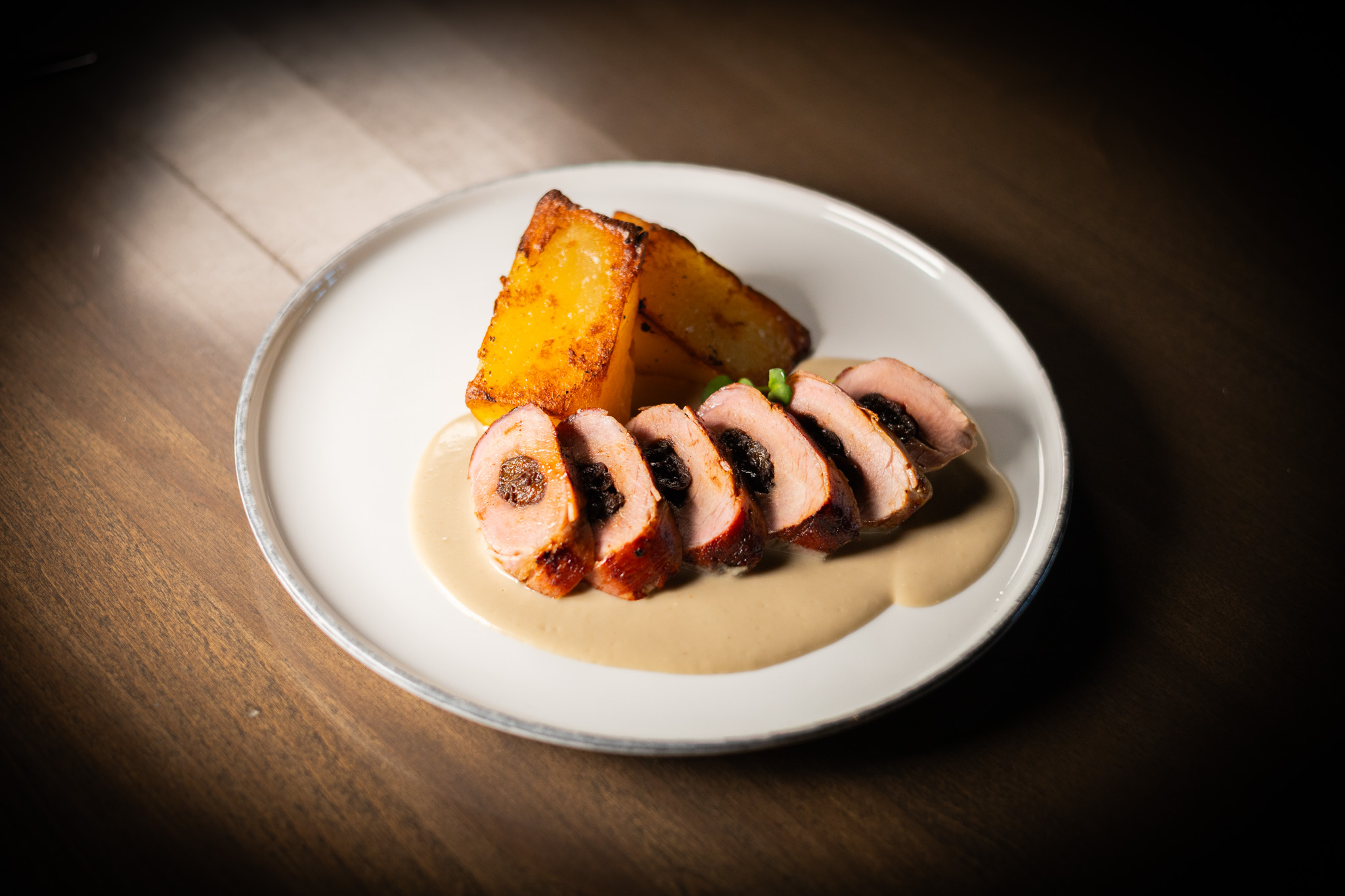 Steak z vepřové panenky sous vide