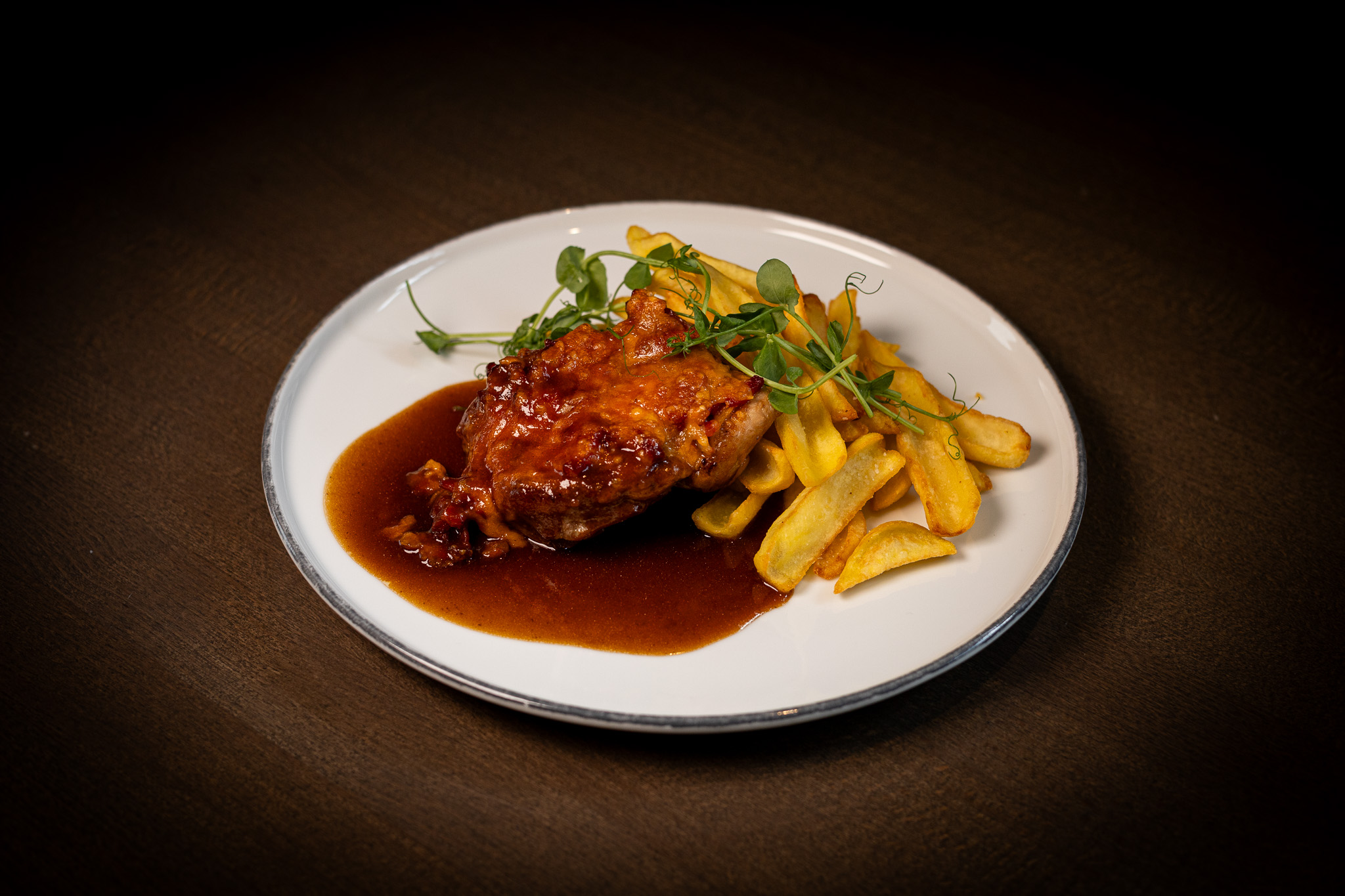 Marinovaný steak ze selečí krkovice