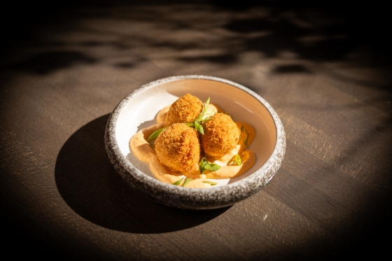 Smažené pivní sýrové krokety