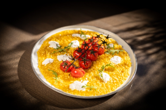 Šafránové risotto