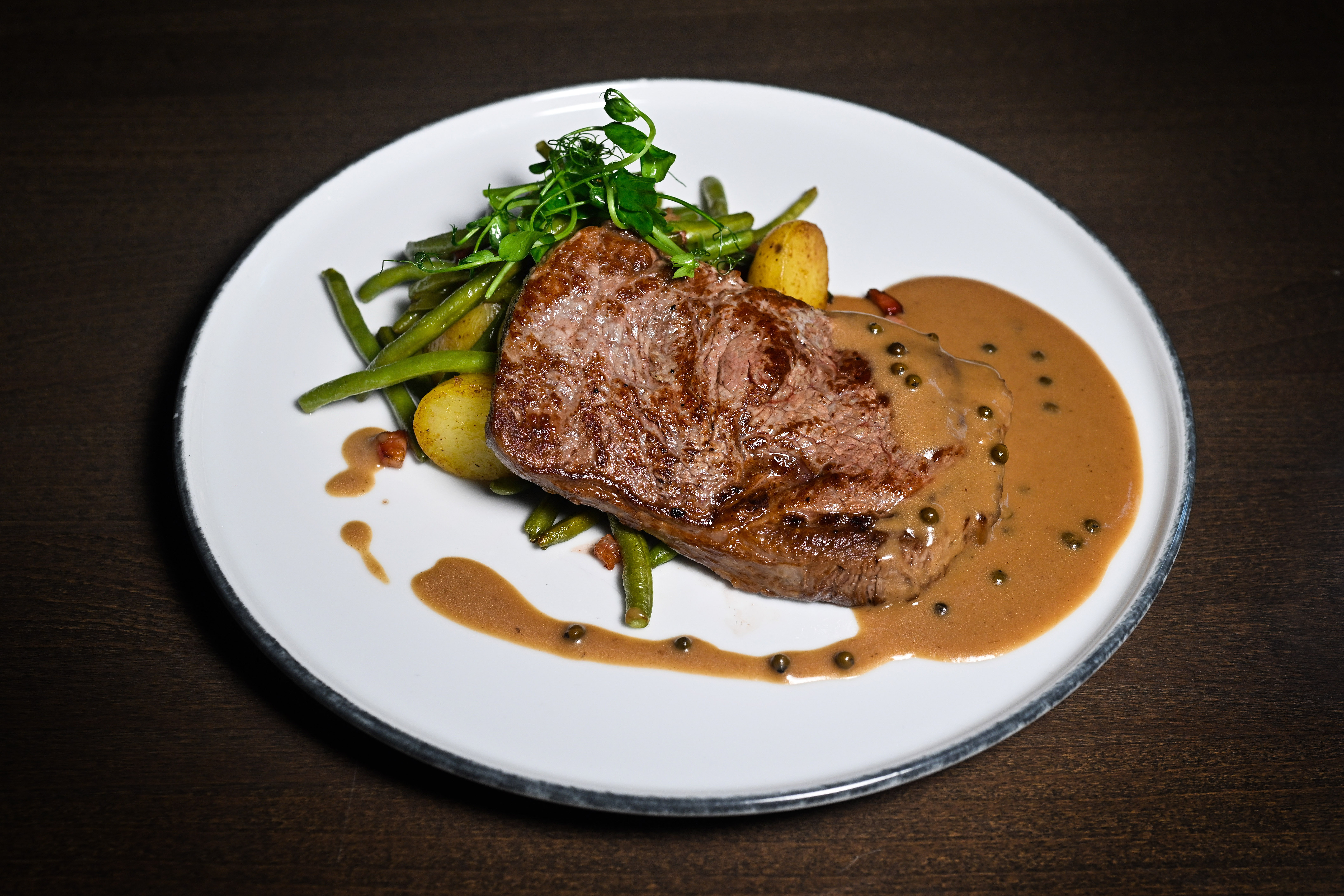 Vyzrálý hovězí Rib Eye steak