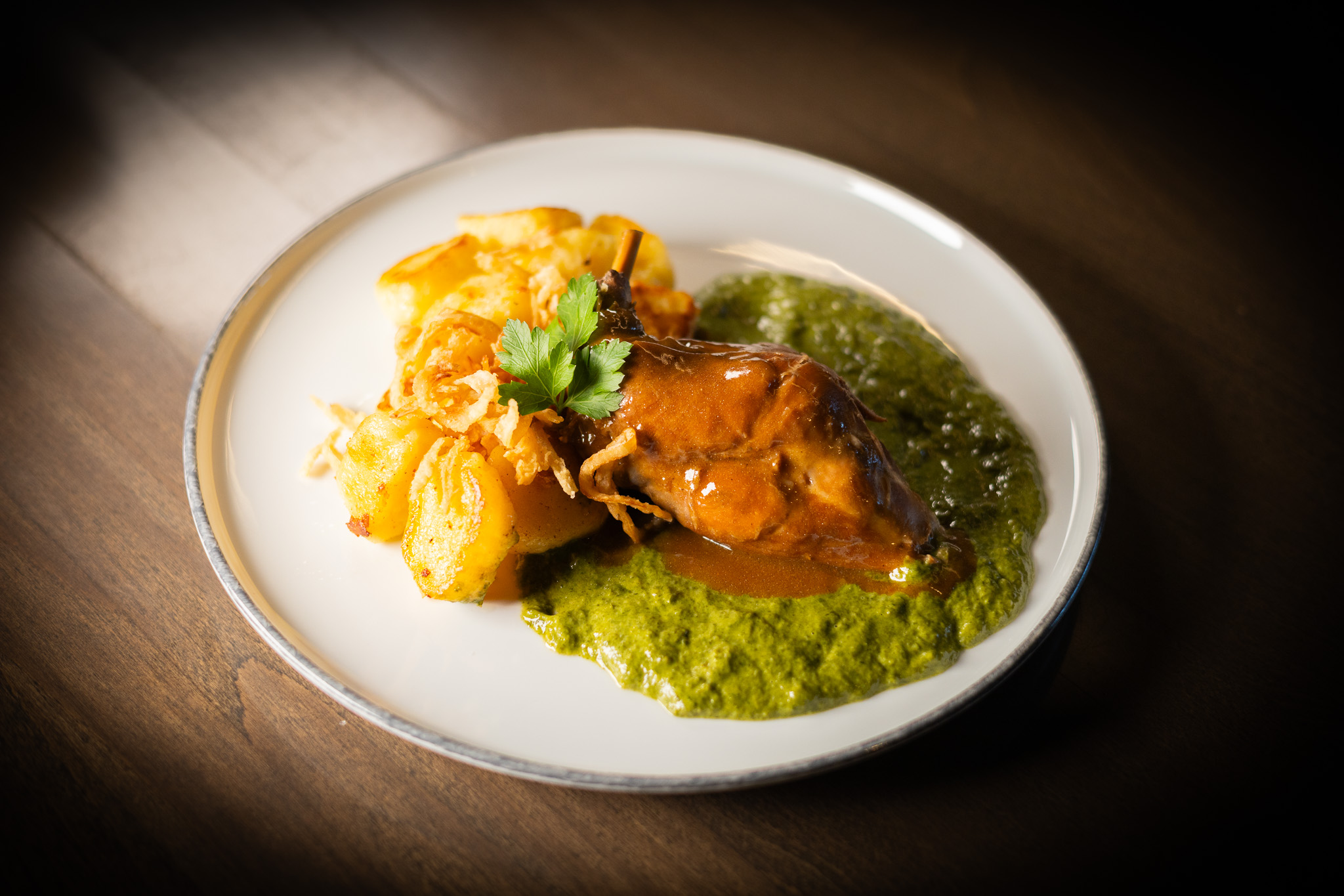 Králičí stehno na bylinkách