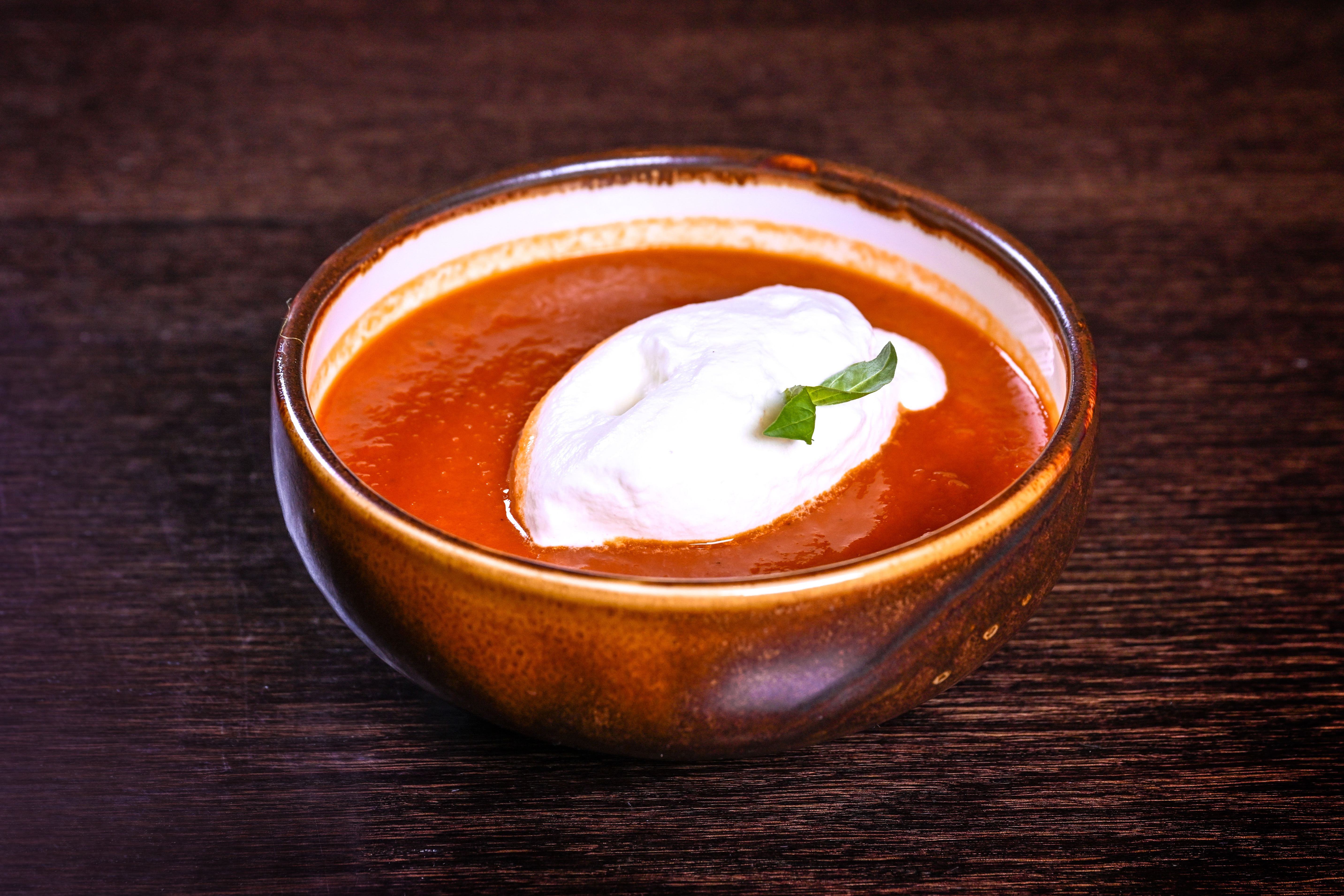 ZUPPA DI POMODORO E BURATTA