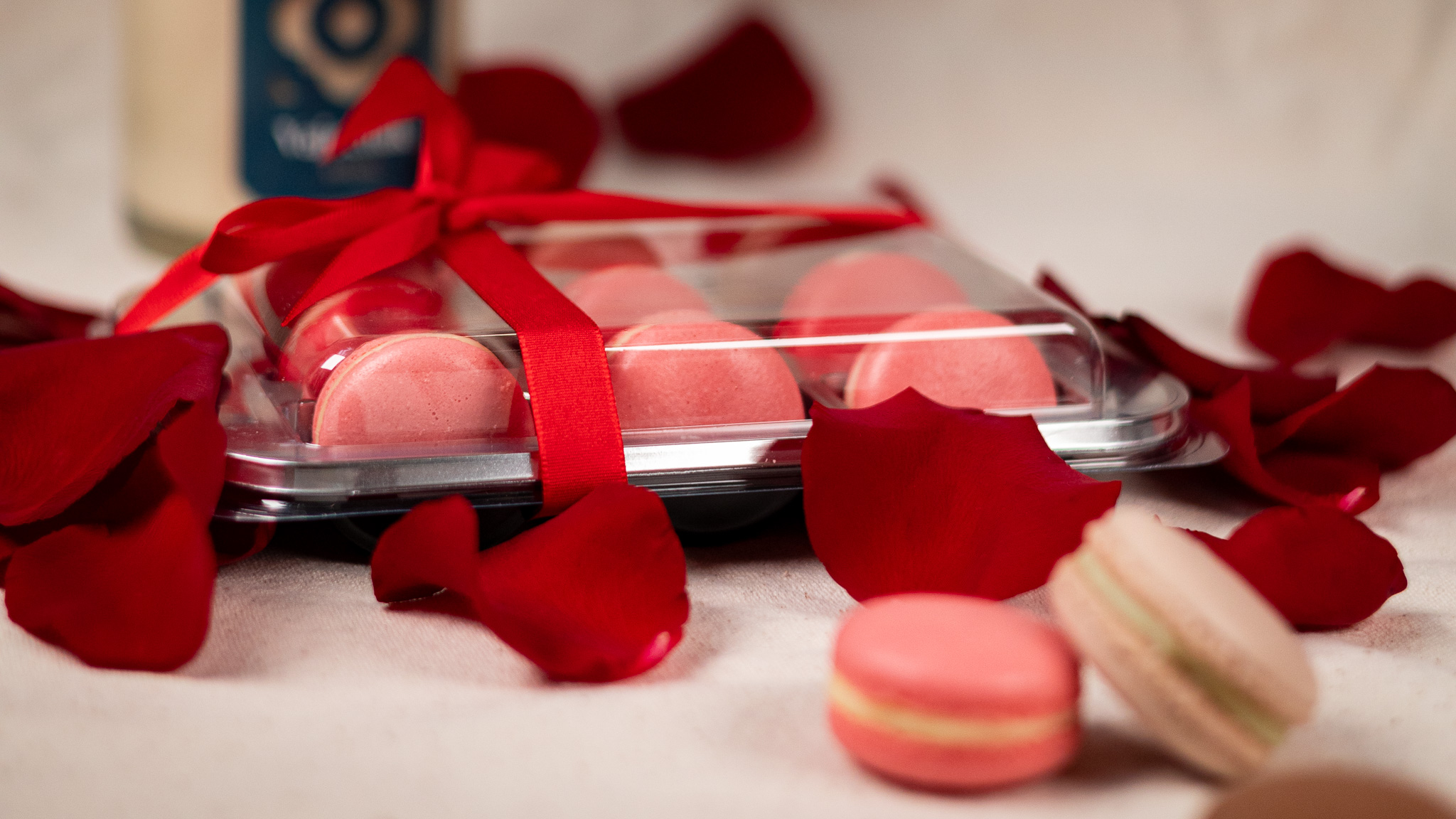 Valentýnské makronky