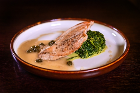 PICCATA DI POLLO E SPINACI CON PANNA