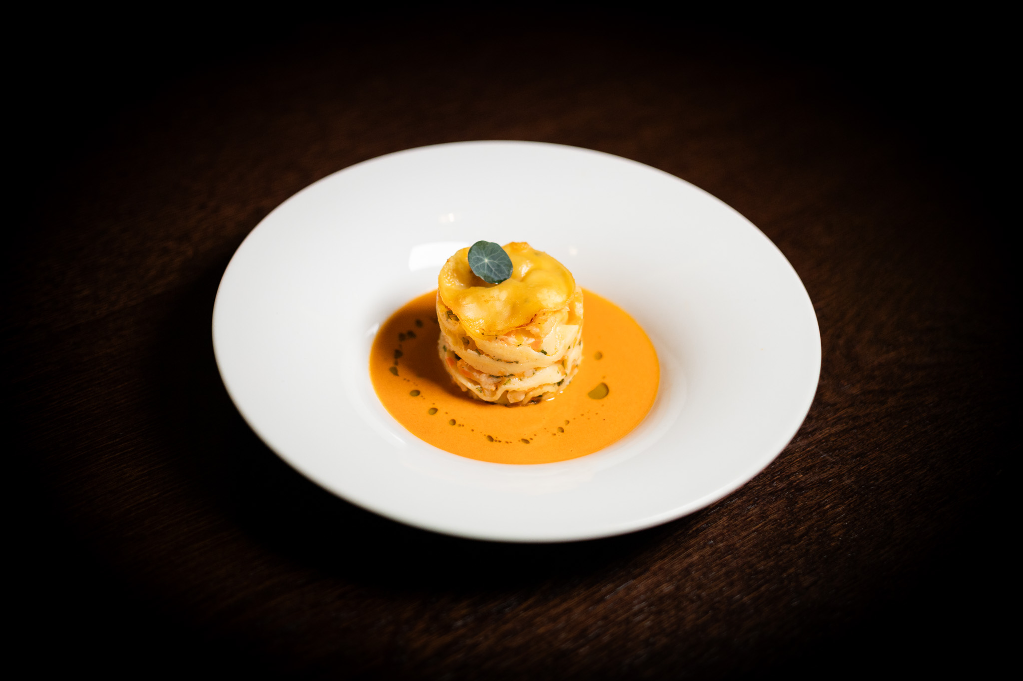 Lasagne con gamberi