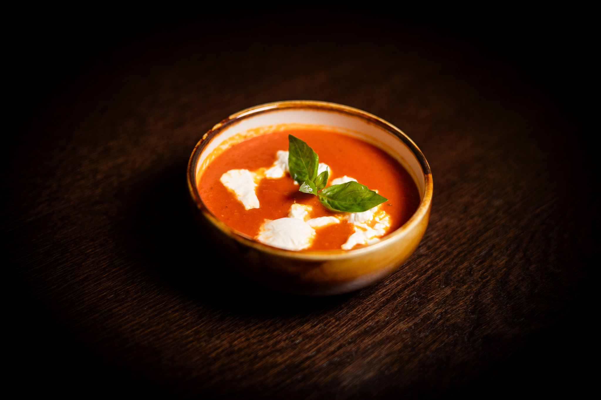 ZUPPA DI POMODORO E BURATTA