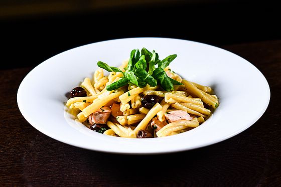 CASARECCIO CON SALMONE