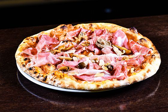 PROSCIUTTO CRUDO E FUNGHI PORCINI