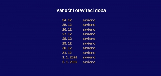 Vánoční otevírací doba