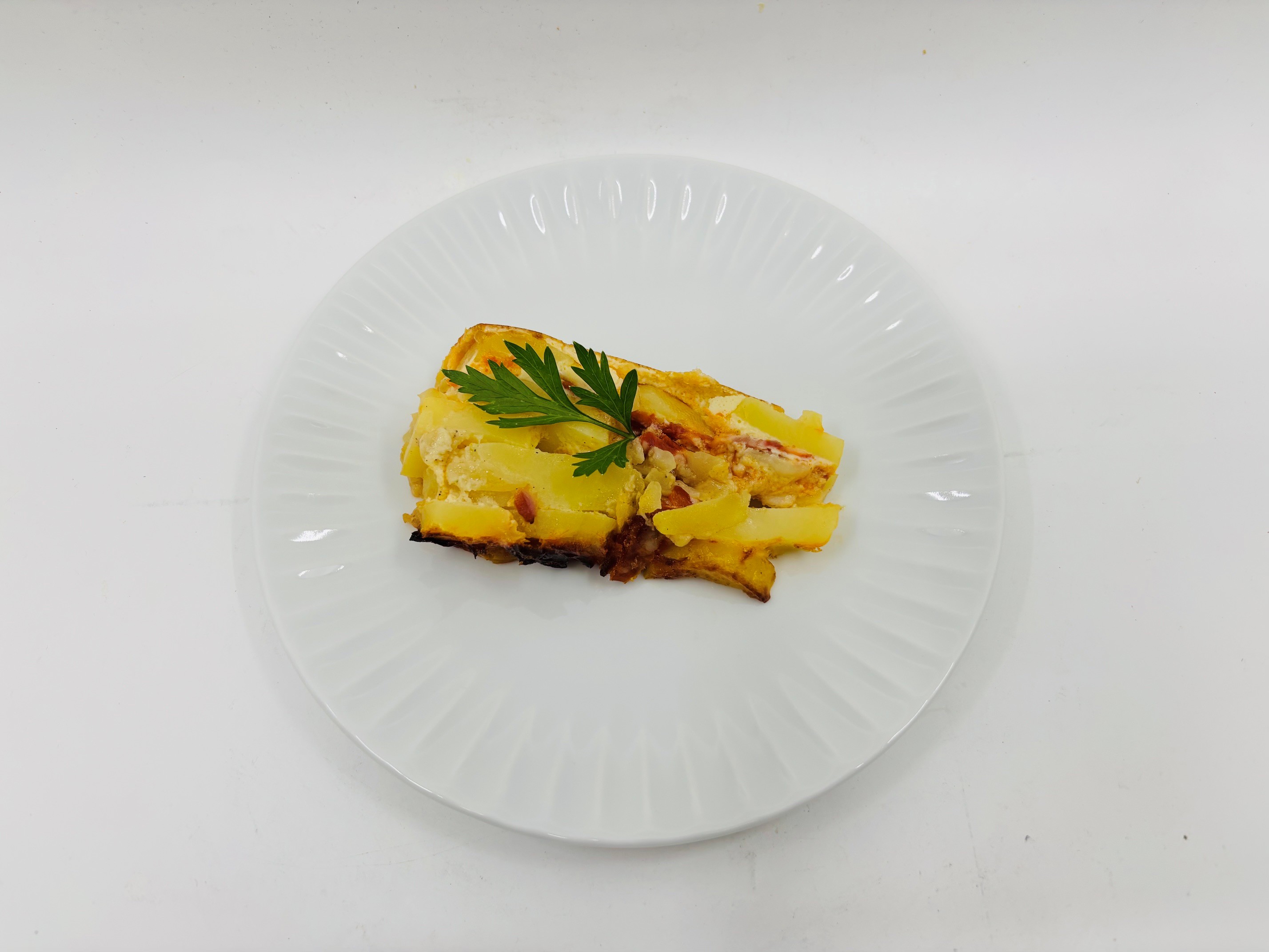 Tortilla de patatas con chorizo
